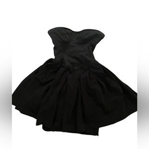 LARok Black Corset Bustier Style Mini Dress XS